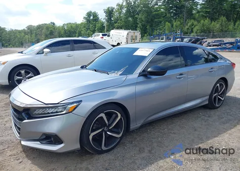 2022 Honda Accord Sport 2.0T из США, поврежденный, VIN 1HGCV2F3XNA001073